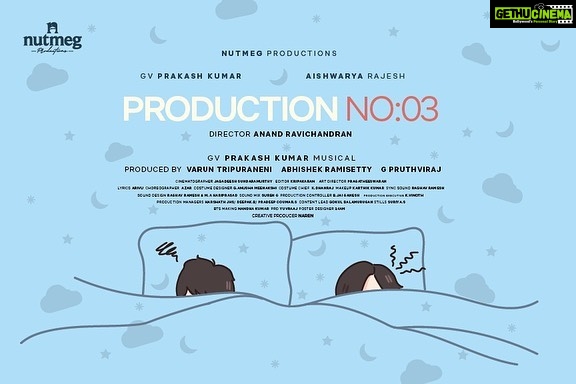 Aishwarya Rajesh Instagram - Glad to announce that my next project will be @NutmegProd's Production No.3 with @gvprakash ! To be directed by @ravichandrananand #NutMegProductionNo3 tvaroon @naren_tnb @varun.tripuraneni #Abhishekramisetty #PruthvirajGK @jagadeesh_s_v @editorKripa @anushaa1394 @TherukuralArivu @proyuvraaj