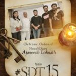 Ajaneesh Loknath Instagram – Very excited and thrilled to be part of this project #SDT15 Thank You #BVSNPrasad Sir for having me on board.

@jetpanja @iamsamyuktha_ @karthik_cinema @aryasukku @svccofficial @sukumarwritings @bobby_c_r #abbsstudio