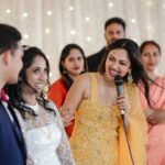Amala Paul Instagram - My little baby sister is all grown up. Watching her start a new phase in life, makes us all swell with pride. @spread___love___raquel A special shoutout to the brother of the bride and my besttttt friend/brother Richard; it makes me immensely happy to see you take on such a big responsibility. Keep it going, Rich! @richard_joseph010 #wedding #ootd #yellow #ethnic #fambam #cousins #christianwedding #wedding #amalapaul