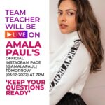 Amala Paul Instagram - Let's do this! 😎 #TheTeacher #NeverForgiveNeverForget #TheTeacherFromDec2 #amalapaul