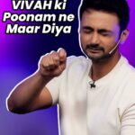 Amrita Rao Instagram - VIVAAH ki Poonam ne, Kaise Maar giraya RJ Anmol ko… as we spilled the beans to #sandeepmaheshwari #vivah #couple #comedy #amritarao #rjanmol #love #reels