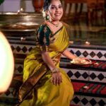 Amrutha Nair Instagram - Happy Diwali everyone ♥️ 📸 @vipinjkumar Saree @aathvyavastra Blouse @vybhadesignerstudio Ornaments @aathvya MUA @blushingtone_by_veenavineeth Thiruvananthapuram, Kerala, India