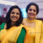 Amrutha Nair Instagram - Mom yellow yellow Outfit @shreyasboutique2016 MUA @roshnistvm Earring @chinkaari_collections 📸 @amrealsid #momlife #momos #momlove #daughterlove #daughter #modelling #modellife #shooting #sativiansmedia