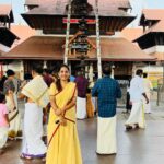 Amrutha Nair Instagram - Guruvayurappante nadayil ❤️ . . Outfit @liven_style #sativiansmedia Guruvayur Temple ഗുരുവായൂർ ക്ഷേത്രം