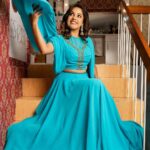 Amrutha Nair Instagram - ❤️450k Family On Instagram Thank you Soomuch All For The Love😘😘 📸. @vipinjkumar 👗 @shreyasboutique2016 MUA. @blushingtone_beauty_salon #sativiansmedia Trivandrum, India