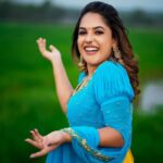 Amrutha Nair Instagram - Smiling is ma favourite exercise ❤️ 📸 @vipinjkumar 👗 @neelima_designs MUA @blushingtone_beauty_salon #sativiansmedia Trivandrum, India
