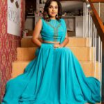 Amrutha Nair Instagram - ❤️450k Family On Instagram Thank you Soomuch All For The Love😘😘 📸. @vipinjkumar 👗 @shreyasboutique2016 MUA. @blushingtone_beauty_salon #sativiansmedia Trivandrum, India