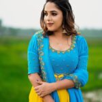 Amrutha Nair Instagram - Smiling is ma favourite exercise ❤️ 📸 @vipinjkumar 👗 @neelima_designs MUA @blushingtone_beauty_salon #sativiansmedia Trivandrum, India