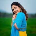 Amrutha Nair Instagram - Smiling is ma favourite exercise ❤️ 📸 @vipinjkumar 👗 @neelima_designs MUA @blushingtone_beauty_salon #sativiansmedia Trivandrum, India