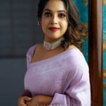 Amrutha Nair Instagram - ❤ 📸 @colorpadam_photography Attire @tu_kainaat_saree MUA @blushingtone_beauty_salon Accessories @tazinjewels #sativiansmedia Thiruvananthapuram, Kerala, India