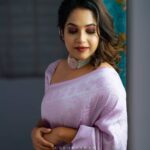 Amrutha Nair Instagram - ❤ 📸 @colorpadam_photography Attire @tu_kainaat_saree MUA @blushingtone_beauty_salon Accessories @tazinjewels #sativiansmedia Thiruvananthapuram, Kerala, India