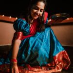 Amrutha Nair Instagram - മംഗളദീപവുമായി തൃകാർത്തിക യുണരുകയായി ❤❤ Attire @pradwana 📸 @colorpadam_photography #sativiansmedia Thiruvananthapuram, Kerala, India