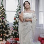Amrutha Nair Instagram - ♥️ Outfit @gsensemble_official 📸 @travancoreads @jithuthampifm MUA @brides_of_deepthi Blouse design @vybhadesignerstudio Trivandrum, India