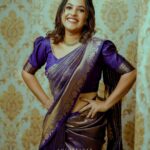 Amrutha Nair Instagram - Cressy ❤ @rucira_collections @colorpadam_photography @blushingtone_beauty_salon . . #xsativafamily❤️ #sativiansmedia