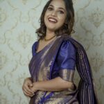 Amrutha Nair Instagram - 💜 Every women's success should be an inspiration to another.. ❤ 📸 @colorpadam_photography Attire @rucira_collections MUA @blushingtone_beauty_salon #sativiansmedia Thiruvananthapuram, Kerala, India