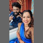 Amrutha Nair Instagram - 1st meet ❤@manikuttantj Asianet Studio Complex Puliyarakonam