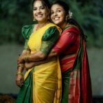 Amrutha Nair Instagram - Hey mom😄❤❤ 📸 @colorpadam_photography @tanirika_collectio @elite____threads @brides_of_deepthi Thiruvananthapuram, Kerala, India