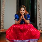 Amrutha Nair Instagram - 400k❤ 😘 കേരളപിറവി ആശംസകൾ ❤ Attire @zaaya_h 📸@colorpadam_photography 💄@brides_of_deepthi Mehandhi @hennabyfathimasubair #Amruthanair#actor #photo #photoshoot #modelsofinstagram #mode #model #makeupartist #motivationalquotes Karamana