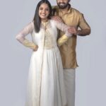 Amrutha Nair Instagram - "A brother will always stand by you"❤ 😄@noobin_johny 👗@aarya_sushanth_ 📸 @h.r.k_photography MUA @bridesofdeepthi @rent_a_studio Trivandrum, India