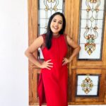 Amrutha Nair Instagram - Red ❤ Attire @dezignerzclub Pic @athira_madhav Trivandrum, India