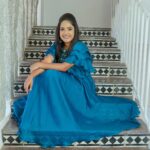Amrutha Nair Instagram - Keep smile on your face and let your personality be ur autograph ❤ 👗 @neelima_designs 📸 @colorpadam_photography @vipinjkumar MUA @eternalmakeovers Location @aadisaktthi_ayurveda Aadisaktthi Ayurveda Village