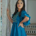 Amrutha Nair Instagram - Keep smile on your face and let your personality be ur autograph ❤ 👗 @neelima_designs 📸 @colorpadam_photography @vipinjkumar MUA @eternalmakeovers Location @aadisaktthi_ayurveda Aadisaktthi Ayurveda Village
