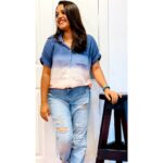 Amrutha Nair Instagram - മാറേണ്ടത് പെണ്ണല്ല. പെണ്ണിനോടുള്ള സമൂഹത്തിന്റെ കാഴ്ചപ്പാടാണ്.🥰 Hair style @sinima_salon @stephinumesh 👚@fashionavataarstore 👖@fashion_store__4567 👟@monuz_world_ Sinima Salon Kadavanthra