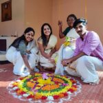 Amrutha Nair Instagram - എല്ലാർക്കും എന്റെ ഹൃദയം നിറഞ്ഞ ഓണം ആശംസകൾ ❤❤😘 @amal.nair_ Thiruvananthapuram, Kerala, India