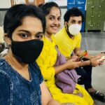 Amrutha Nair Instagram - Another world of ma happiness ❤😘😘 @kkmenonz @noobin_johny @anandnarayan.official @athira_madhav Thiruvananthapuram, Kerala, India