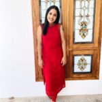 Amrutha Nair Instagram - Red ❤ Attire @dezignerzclub Pic @athira_madhav Trivandrum, India