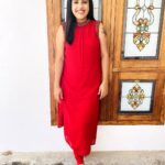 Amrutha Nair Instagram - Red ❤ Attire @dezignerzclub Pic @athira_madhav Trivandrum, India