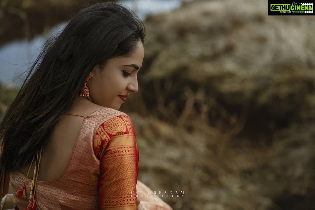 Amrutha Nair Instagram - ❤ Saree @varnudais Jewelry @vyka_collections