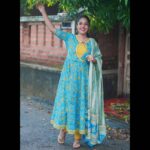 Amrutha Nair Instagram - മയിലായ് പറന്നു വാ മഴവില്ല് തോൽക്കുമെന്നഴകേ...😀😁 Pic @vipinjkumar 👗 @ammusboutiques Thiruvananthapuram, Kerala, India