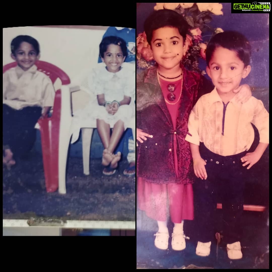 Amrutha Nair Instagram - Happy brother's days❤❤❤ Monkey 😬❤@amal.nair_