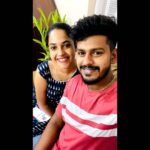 Amrutha Nair Instagram - Most favorite person ❤❤❤❤@imrahulkichu ma best friend ❤ Outfit @oviya_boutique Thiruvananthapuram, Kerala, India