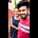 Amrutha Nair Instagram - Most favorite person ❤❤❤❤@imrahulkichu ma best friend ❤ Outfit @oviya_boutique Thiruvananthapuram, Kerala, India