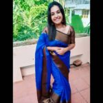 Amrutha Nair Instagram – 💙

Saree @tiarabyclothstore