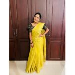 Amrutha Nair Instagram - ❤Stay Happy ❤😘 Saree @kf_online_store_ Trivandrum, India