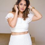 Anasuya Bharadwaj Instagram - Mindset is everything 🐇🤍 Outfit & Styling @gaurinaidu 🤍 Pic edits: @teamartviewworks 🤗 For a launch in Nellore ❤️🤗