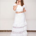 Anasuya Bharadwaj Instagram - Mindset is everything 🐇🤍 Outfit & Styling @gaurinaidu 🤍 Pic edits: @teamartviewworks 🤗 For a launch in Nellore ❤️🤗