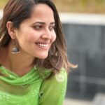 Anasuya Bharadwaj Instagram - Fearlessly Authentic 💚 PC: #AyansshBharadwaj #MySonShine PS: 😄 I know! My boys are gooooood with pictures 🧿🤩