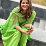 Anasuya Bharadwaj Instagram - Fearlessly Authentic 💚 PC: #AyansshBharadwaj #MySonShine PS: 😄 I know! My boys are gooooood with pictures 🧿🤩