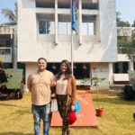 Anasuya Bharadwaj Instagram - 75 years of Ekta aur Anushaasan! ❤️🫡 #NCC #NCCday🇮🇳❤️ #NCCdirectorateAPandT @susank.bharadwaj 🥰