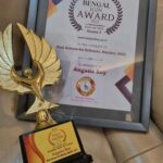 Angana Roy Instagram - Year end treats. Thank you so much @todaysstorynews @mr.biplab13 for this award. Srikanto will always have a place in my heart for a number of reasons. Being able to play Rajlokkhi has been a wonderful experience. Loved working with each and every one associated with this series, received so much from the people I look upto. And I think it has been a full circle from the release of the series to me receiving this award. Grateful to the universe. Here's looking forward to what the new year brings forth. Love and Light. 💫 Wearing @blush_tree 💛 @hoichoi.tv @acropoliisentertainment @abirgupta @boboshambo @tony_bose #award #thursdaypost #thursdaynight #grateful #onlylove #newpost #postoftheday #srikanto #webseries #webshow #thankful #yearend #endofyear #december #dreamy #lovefromA