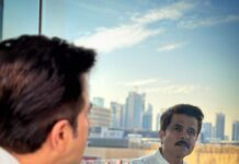 Anil Kapoor Instagram - Portrait Mode On! Back in Dubai for the launch of the New Malabar Gold And Diamonds store! @malabargoldanddiamonds Dubai, United Arab Emirates
