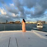 Anisha Victor Instagram – What happened next was amazing 🌊 I got to swim from one yacht to the other in this dress. It felt beautiful and liberating and left me leaving for more. Oh and yes I did feel like a Disney princess for those 15 minutes. #notgulity #dream #sea #yatch #dubai Dubai Marina