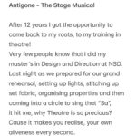 Anjali Patil Instagram - Today as we open Antigone - The Stage Musical my heart is filled with many emotions.. Thank you @dasmkti @abhinavpateriya for this joy ride. और मेरे अज़ीज़ो, मचा दो! @vidisha67 @juhipahuja @only.vaibhavv @kaths_joshi @iamthatchudail @kaustubh001 @amitjoshi_on @udityalahkar @gargiswami @nyn_pandya @ashimachauhaanofficial @its_atishayjain @lekhachafekar1 @rishabh_yoga_for_love @shamimahimkar @priyanka_bora1