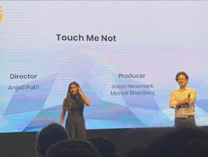 Anjali Patil Instagram - The day when you have to pitch two of your films! 
So grateful for this journey!
Average Girl as part of the Script Writers’s lab under the most brilliant mentorship of @marten_rabarts and Touch Me Not in the 
Co-Production Market @filmbazaarindia 
It is one of the day I will cherish for a long long time. 
The sleepless nights, deadlines, writer’s block, not knowing how to write in the most basic screenplay format, all of it just looks like beginning of a way more challenging path ahead of all us who decides to carve the space for our own stories and craft as an artist. 
Gratitude 🤍