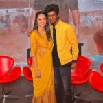 Anjana Rangan Instagram - It was an amazing experience to be a part of #pattathuarasan promotions for @lyca_productions Show director @joshua_preetham is always an anchor’s delight to work with! We have worked for many events now and have always admired his work and professionalism ❤️❤️❤️ Loved hosting along with @bjbala_kpy thambi!!! Such a talent powerhouse he is and also now i have a bro for life 😘❤️😘 Thank you @charanvfx1 from @lyca_productions for the trust in me and for the the amazing oppurtunity as always❤️ @wavemedia_chennai is like family now❤️