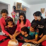 Anju Aravind Instagram – Thank you sun tv for telecasting Arunachalam for the deepavali nd my birthday